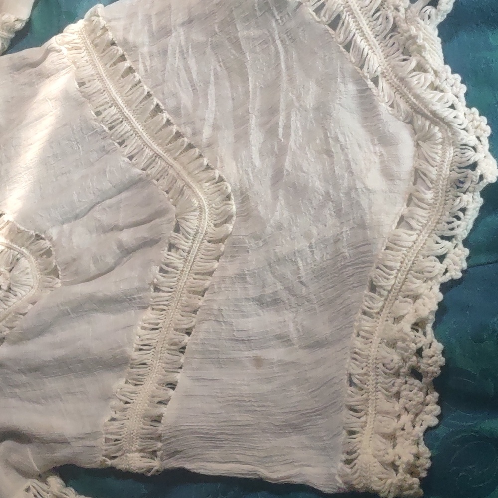 Boho White Top S - Picture 6 of 6